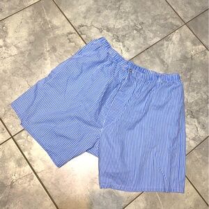 Blue & white stripped boxer shorts Extra Large